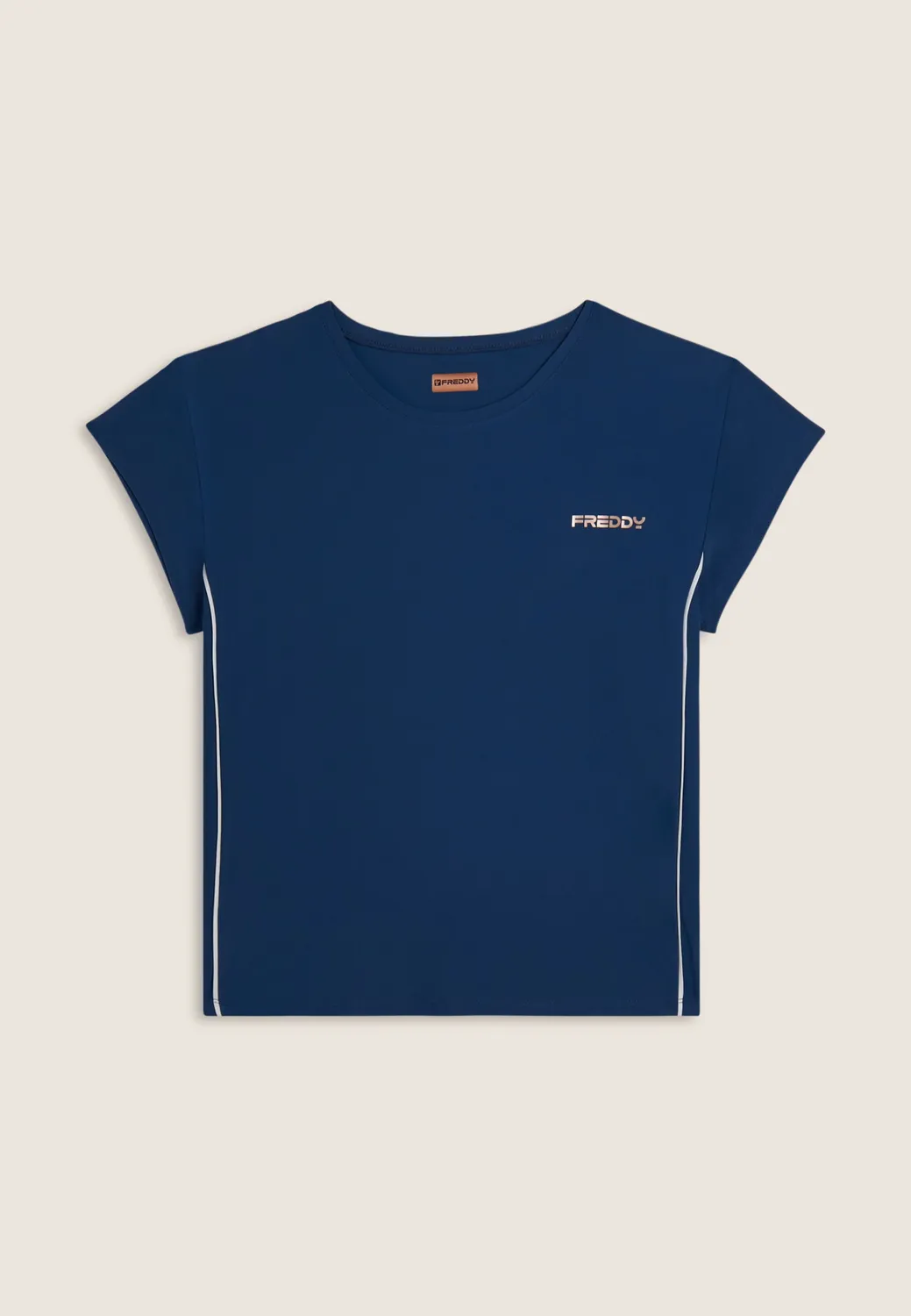 Freddy Sport T-Shirt Navy Flügelärmel atmungsaktiv