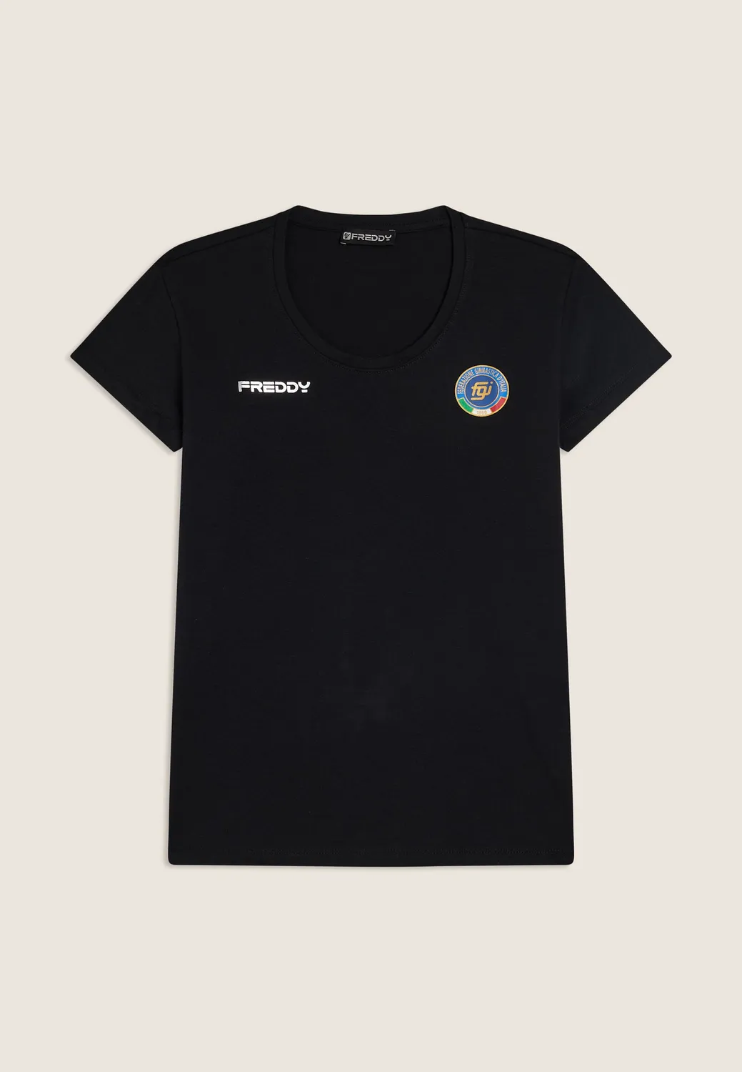 Freddy FGI T-Shirt Nero Jersey stretch regular