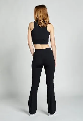 Sportkind Tennis Fitness Crop Top atmungsaktiv