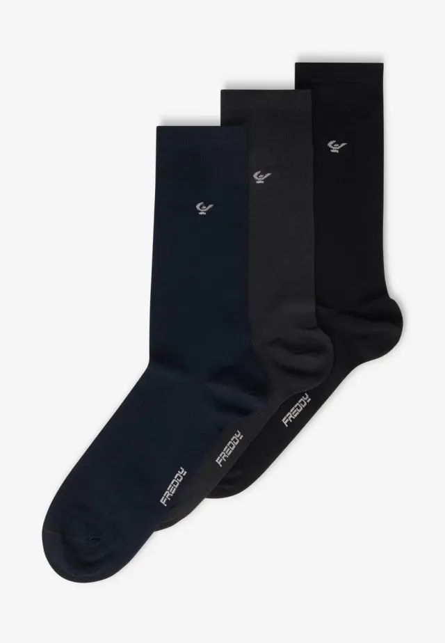 Freddy Socken 3er-Pack 39/42 Baumwolle mittellang