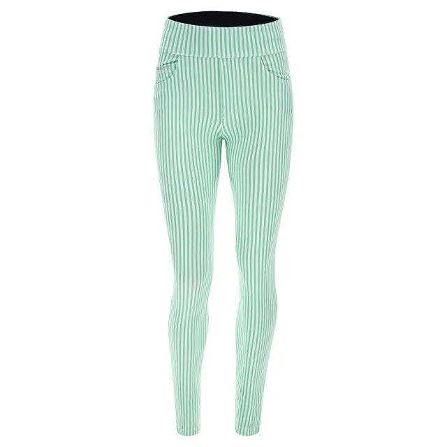 Freddy N.O.W. Yoga Hose Streifen Slim Fit Pastell
