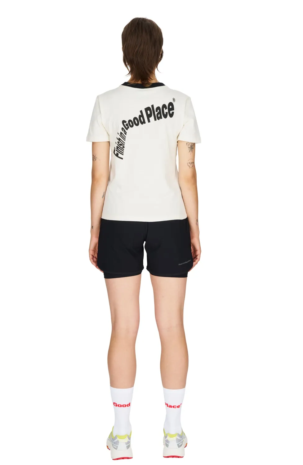 UNNA Flow Shorts 5 Laufshorts Schwarz Damen