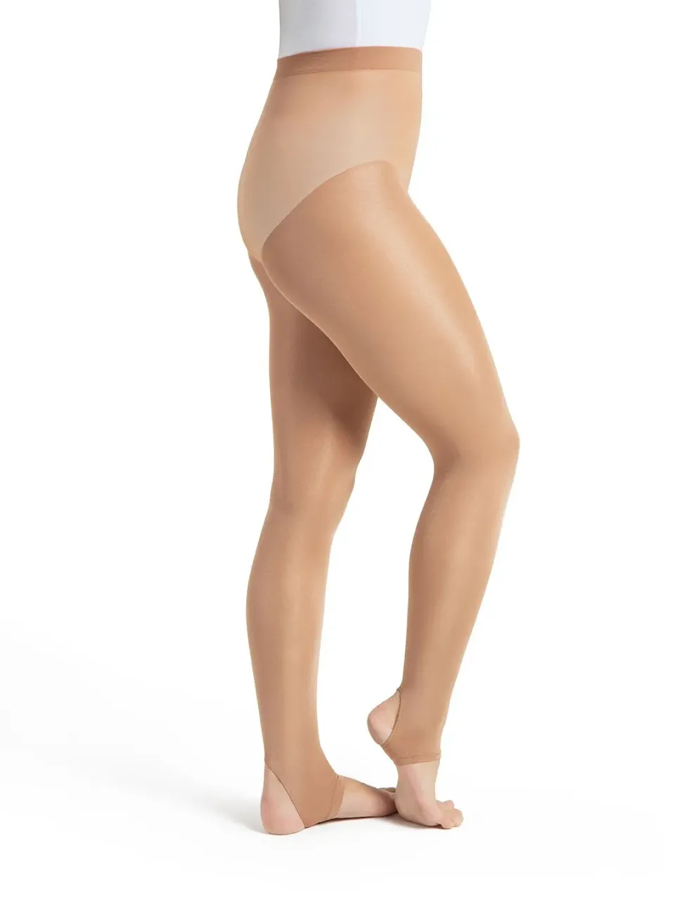 Capezio Ultra Shimmery 1881C Stegstrumpfhose Toast Glanz