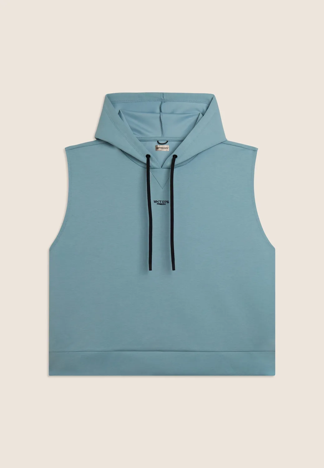 Freddy WKT.076 Hoodie ärmellos schwarz atmungsaktiv