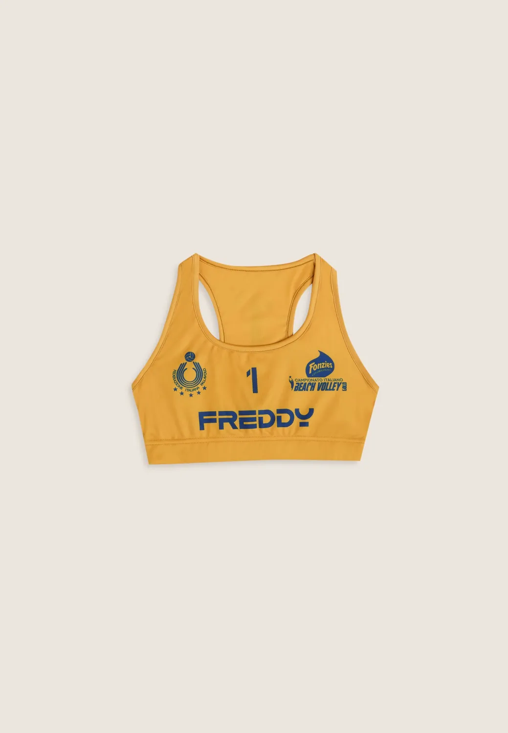 Freddy Beach Volley Gold 2025 Top Damen Orange Nr.1 atmungsaktiv