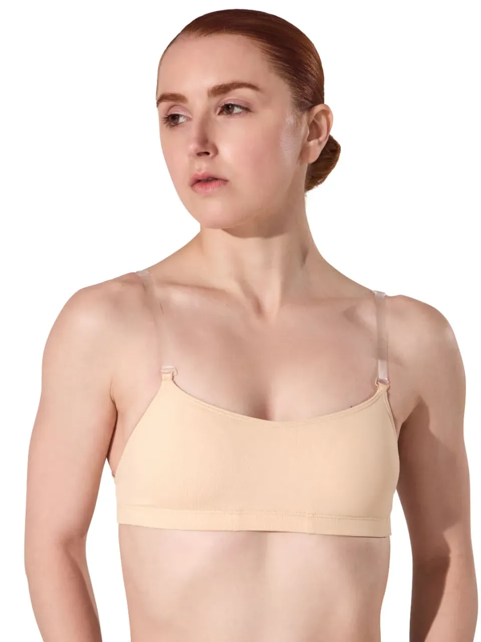 Capezio Class 3564 Tanz-BH Nude BraTek Träger Transparent