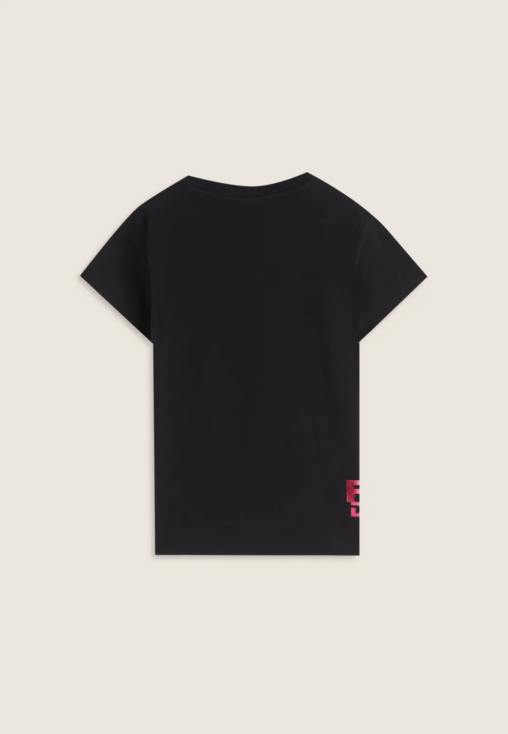 Freddy T-Shirt Mädchen Schwarz Maxi-Logo Baumwolle