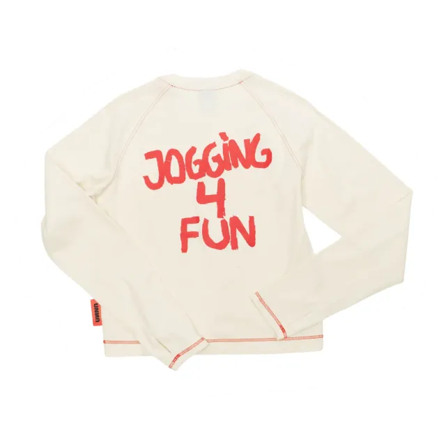 UNNA Jogging 4 Fun Langarmshirt weiß Damen