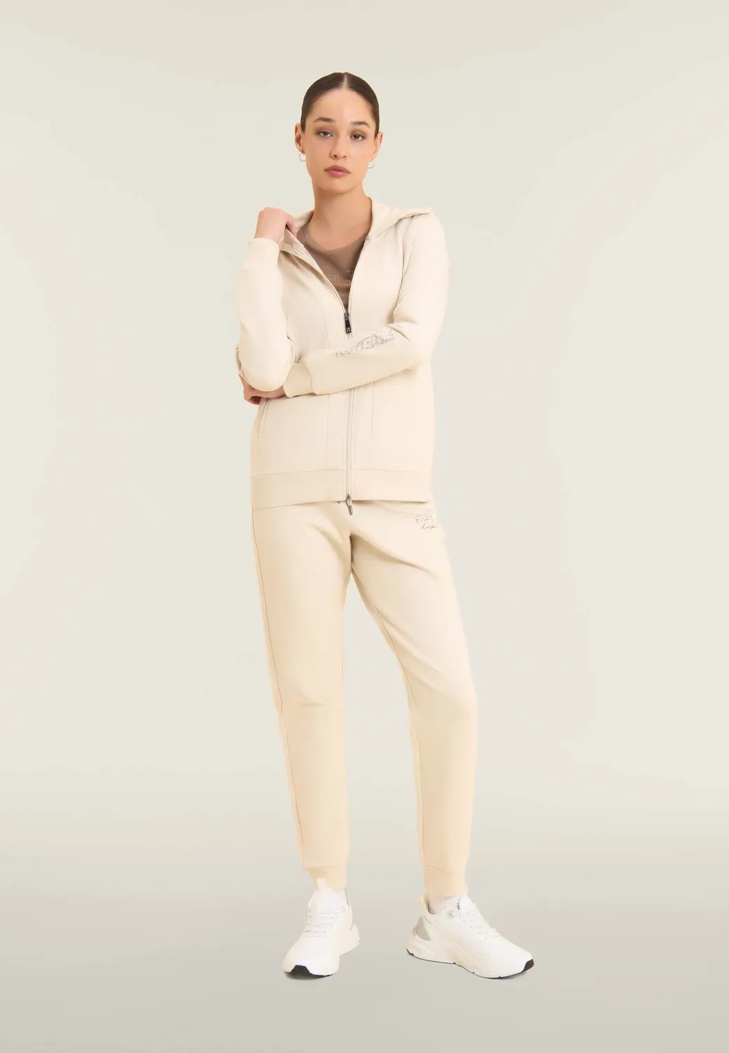 Freddy Zip Sweatjacke Damen Turbulence mit Stehkragen