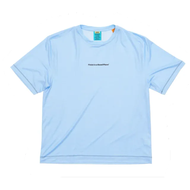 UNNA Wavy Tee Laufshirt Herren Serenity Blue atmungsaktiv