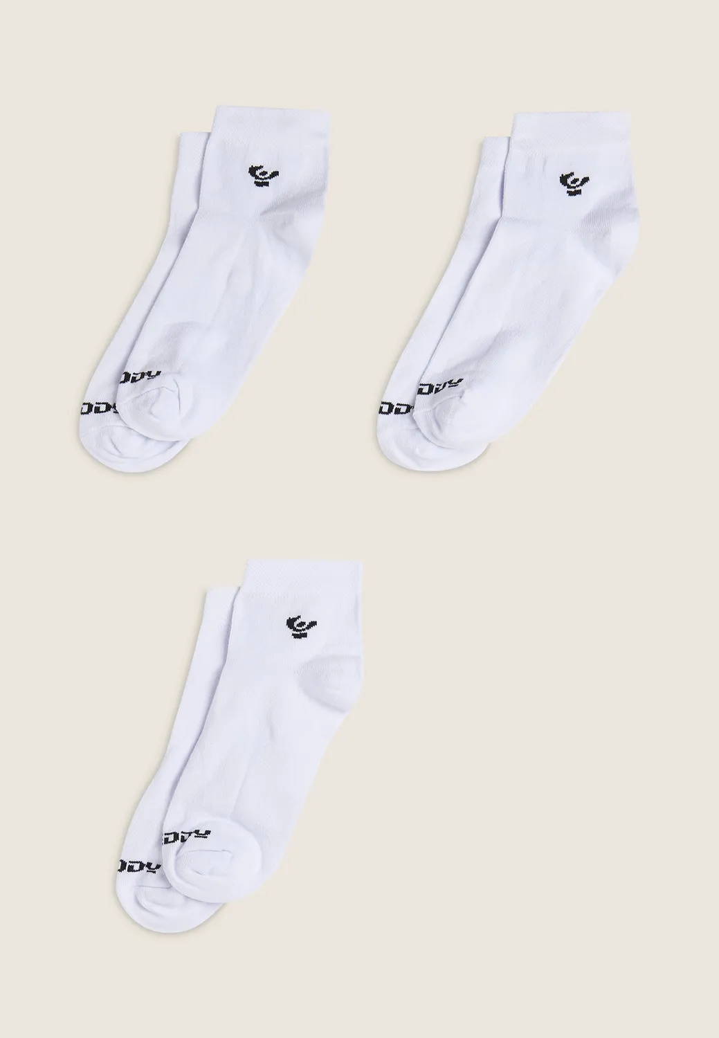Freddy Sportsocken 3er-Pack Schwarz-Weiß Mid