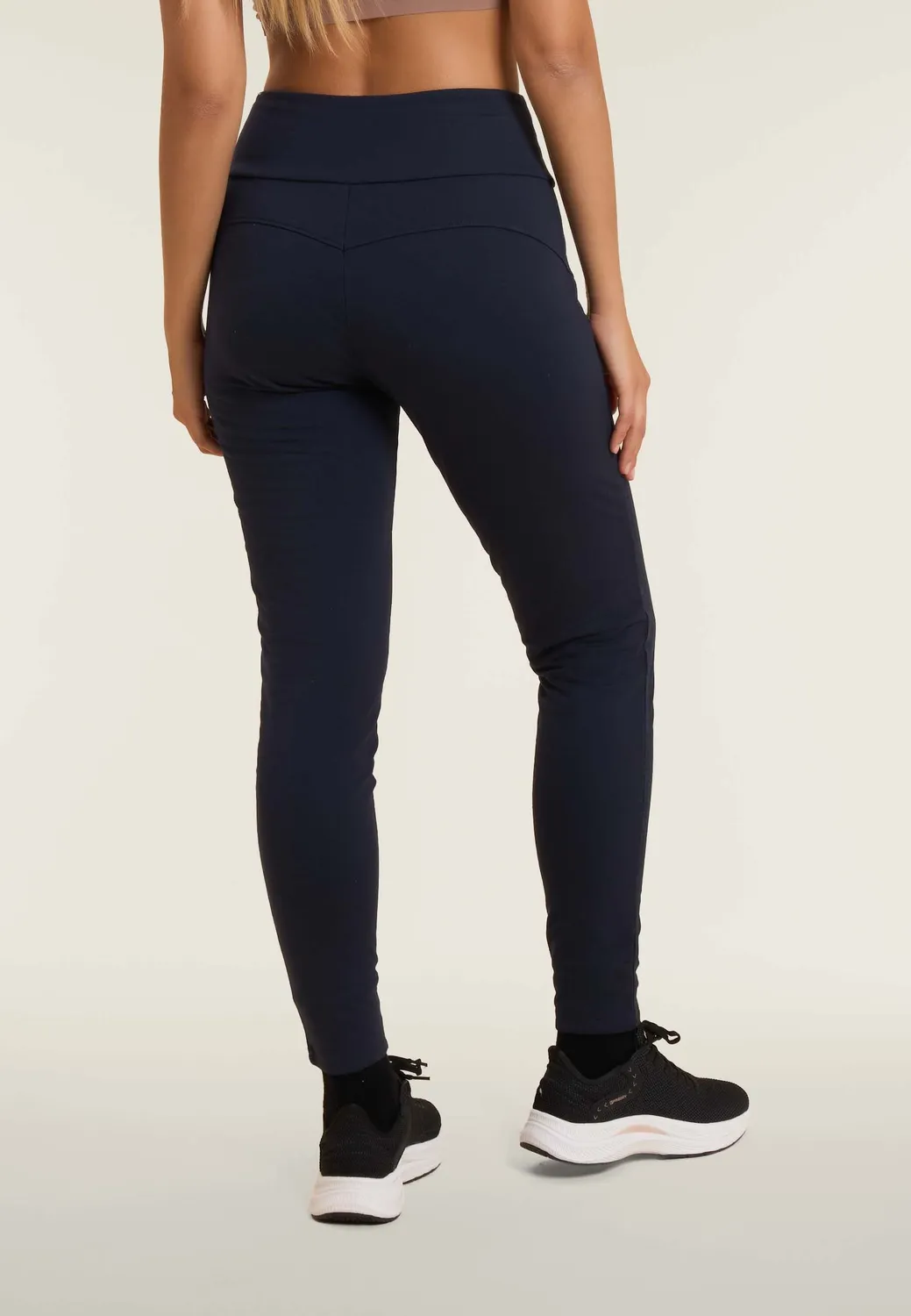 Freddy Leggings Bande Logate Vita Alta Nero angeraut