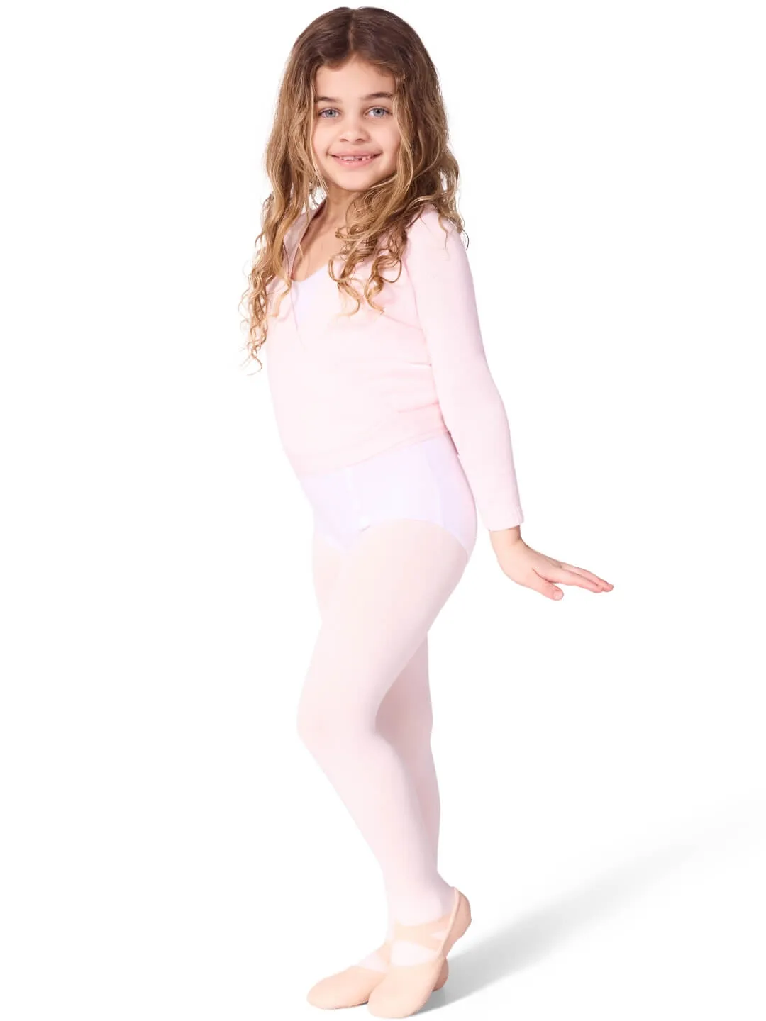 Capezio Luna V400C Ballettschläppchen Rosa Kinder