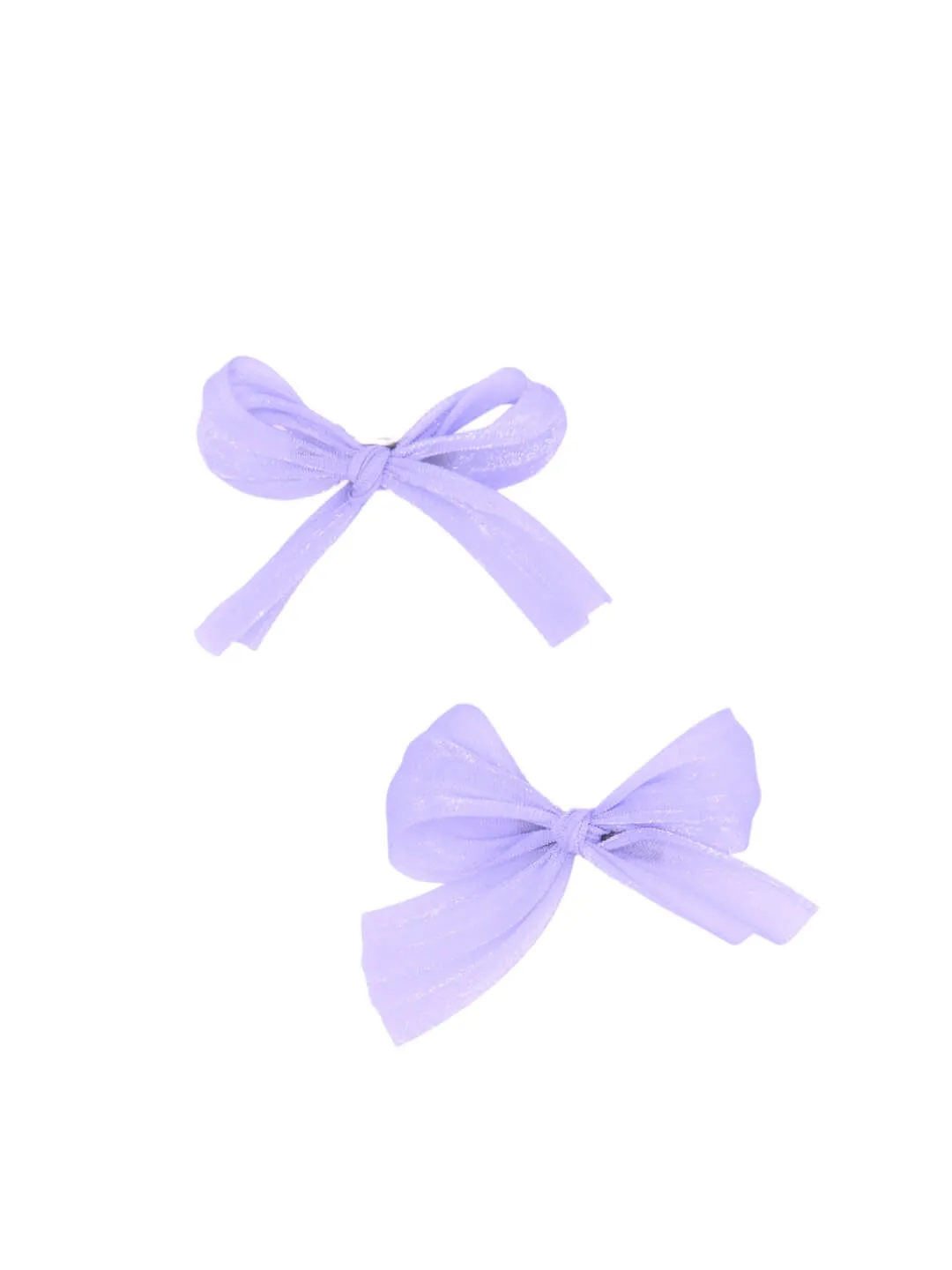 Capezio Bunheads Petite Barrette Haarspangen Lavender 2er-Set Schleife