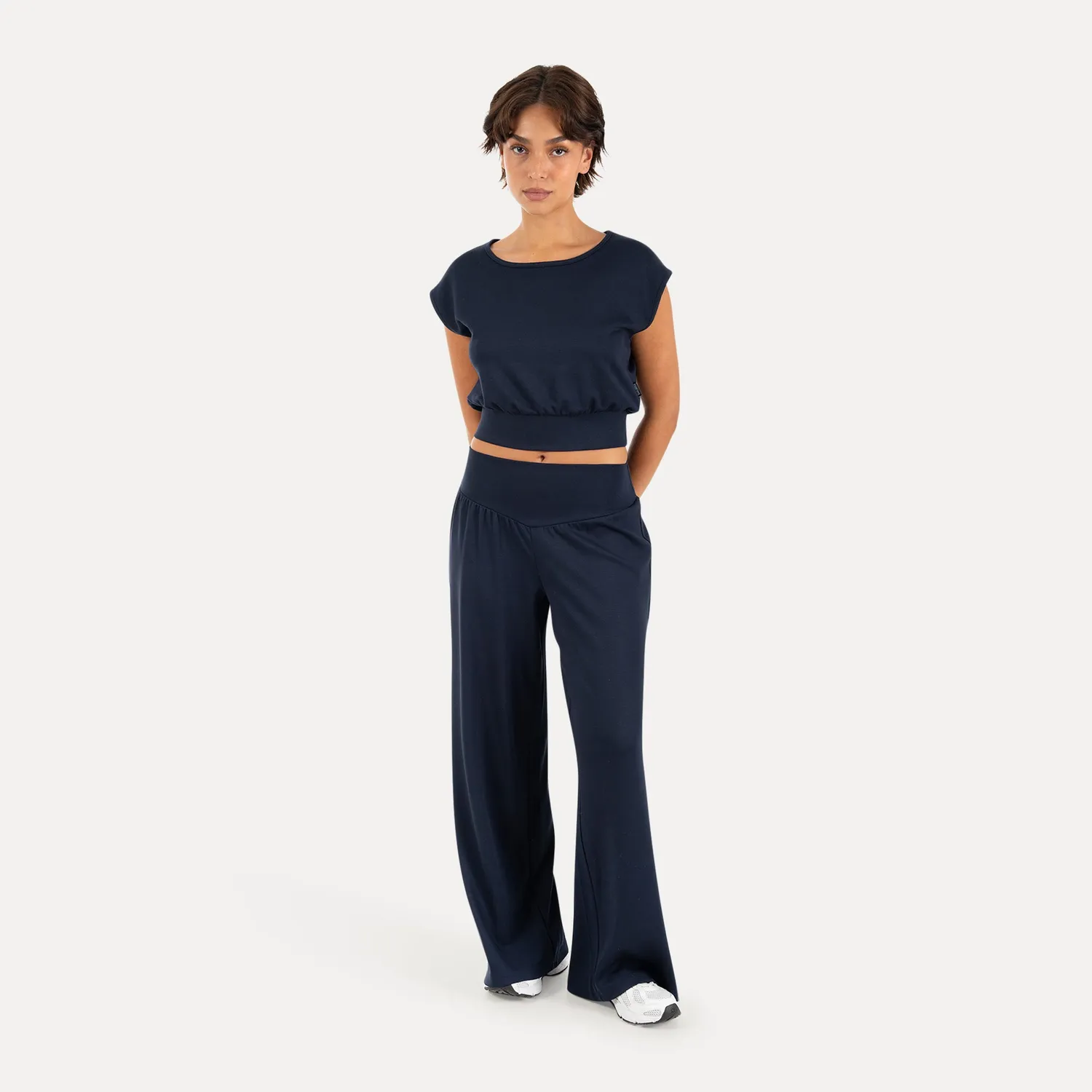 Smilodox Jorina Hose Schwarz Loose Fit