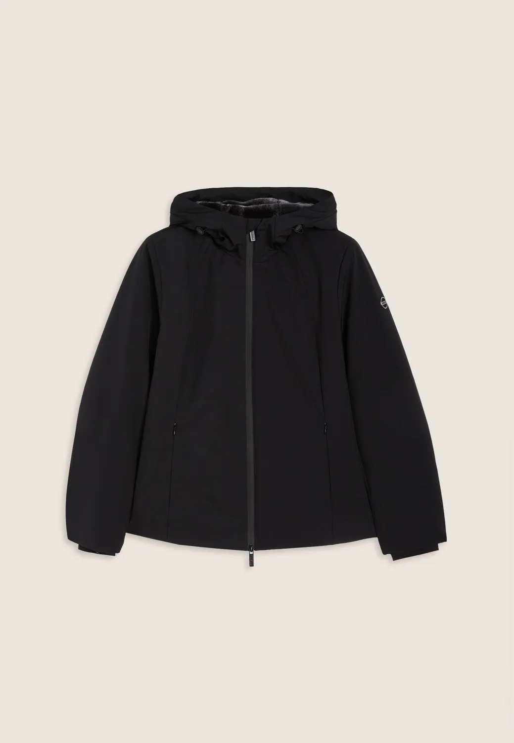 Freddy Winter Windjacke Kapuze Schwarz Wasserdicht