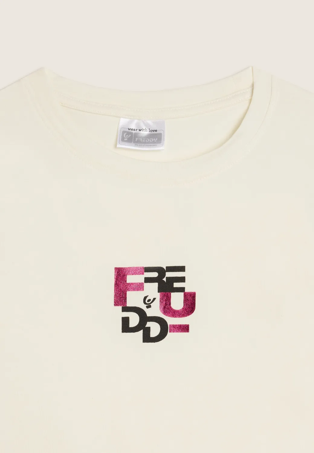 Freddy Junior Langarmshirt Milk White Baumwolle