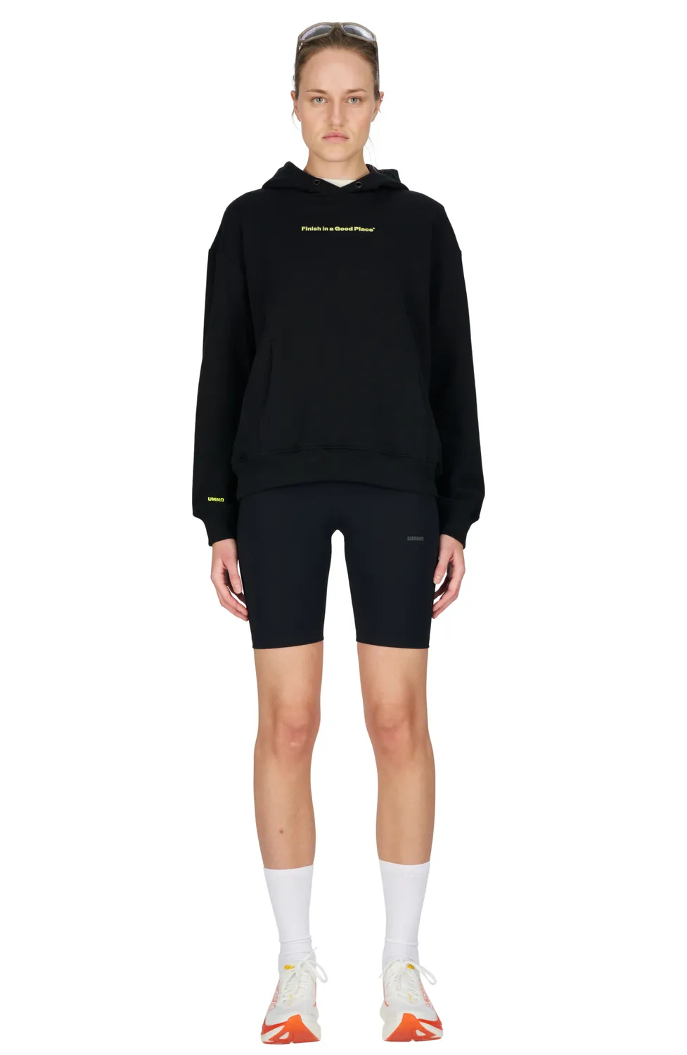 UNNA Slow Motion Hoodie W Hoodie Schwarz Oversize