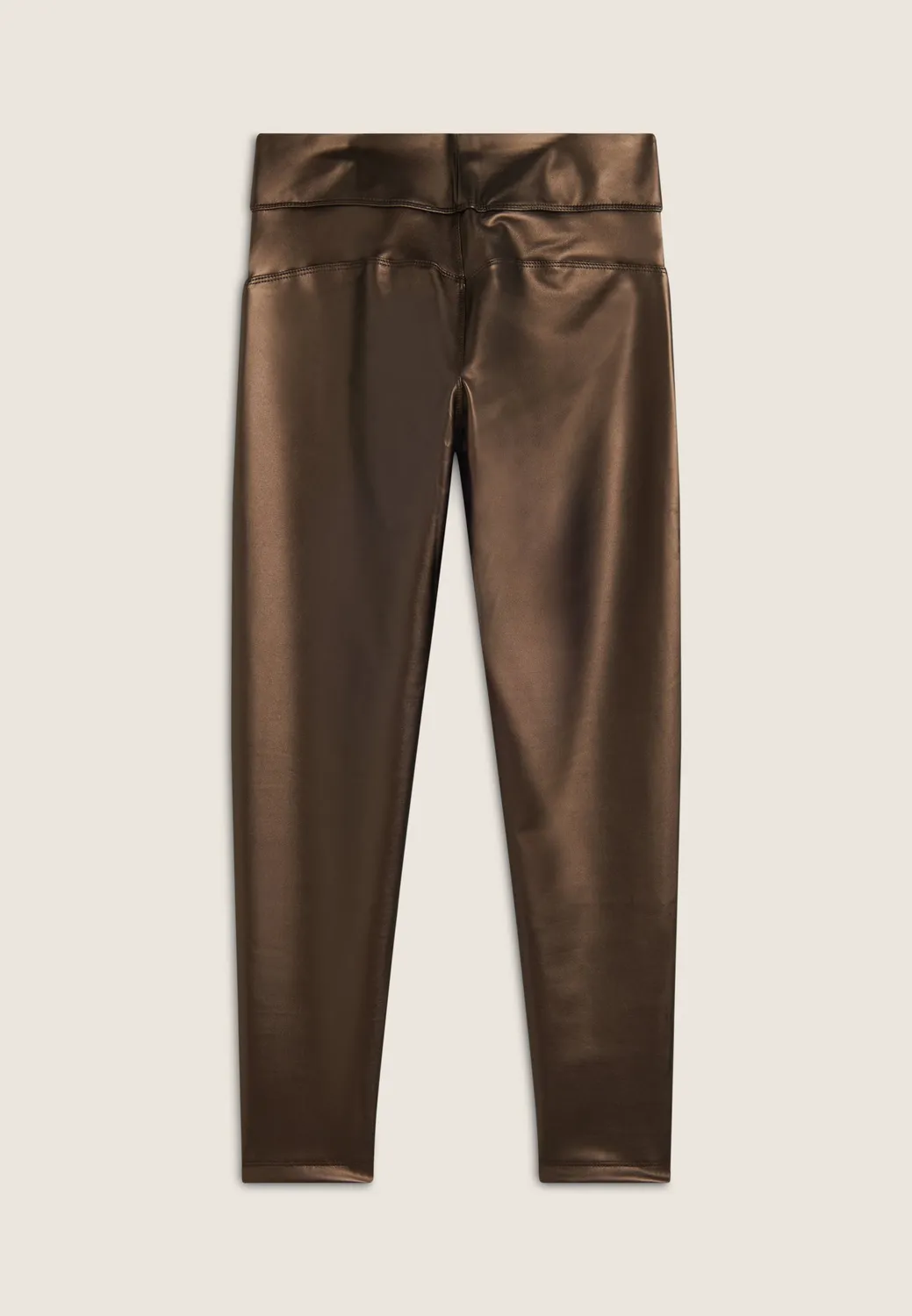 Freddy 7/8 Coated Leggings Leder-Look hoher Bund