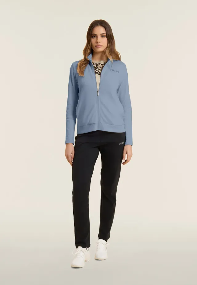 Freddy Trainingsanzug Damen Schwarz Strass