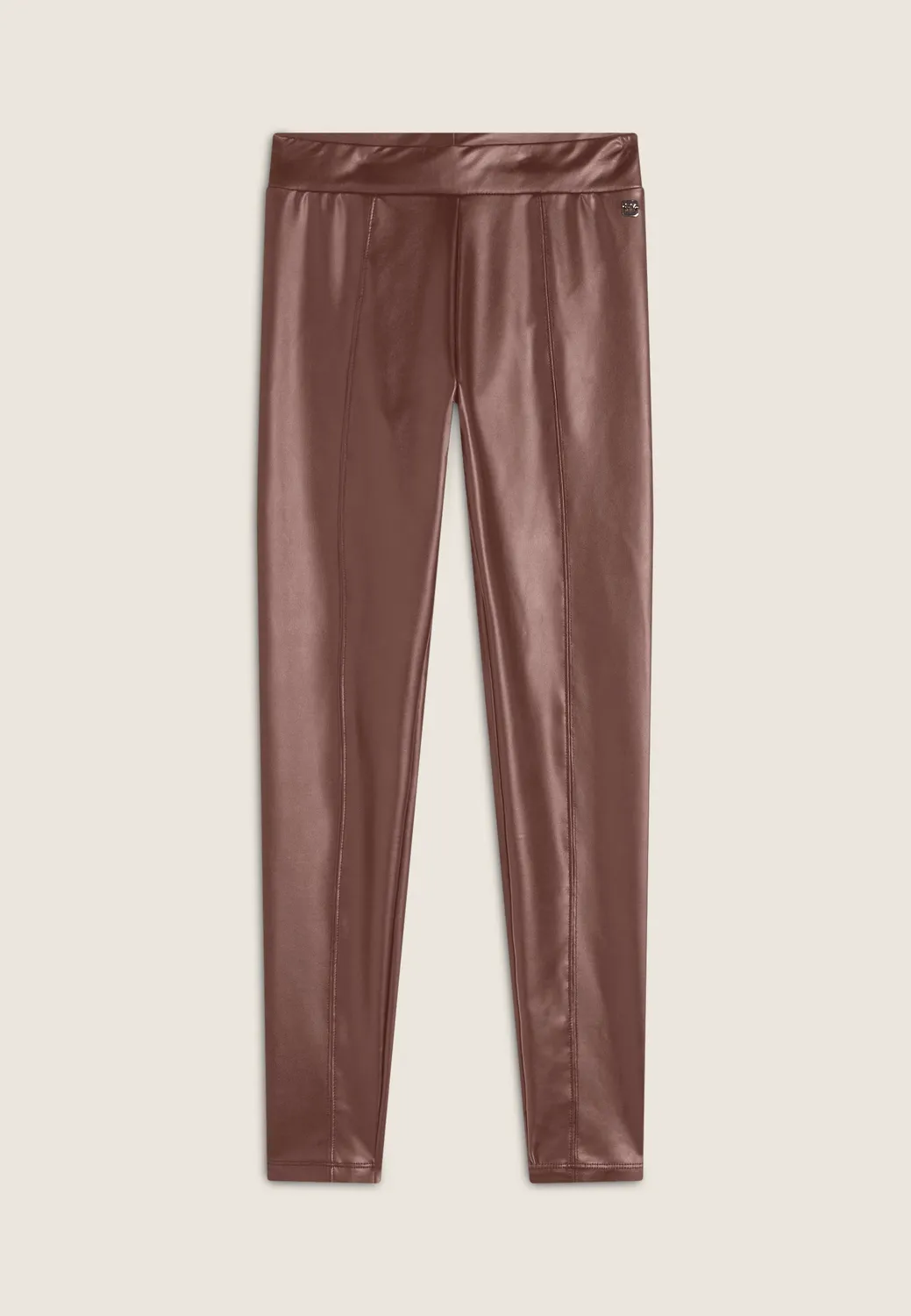 Freddy Leggings Kunstleder schwarz slim fit