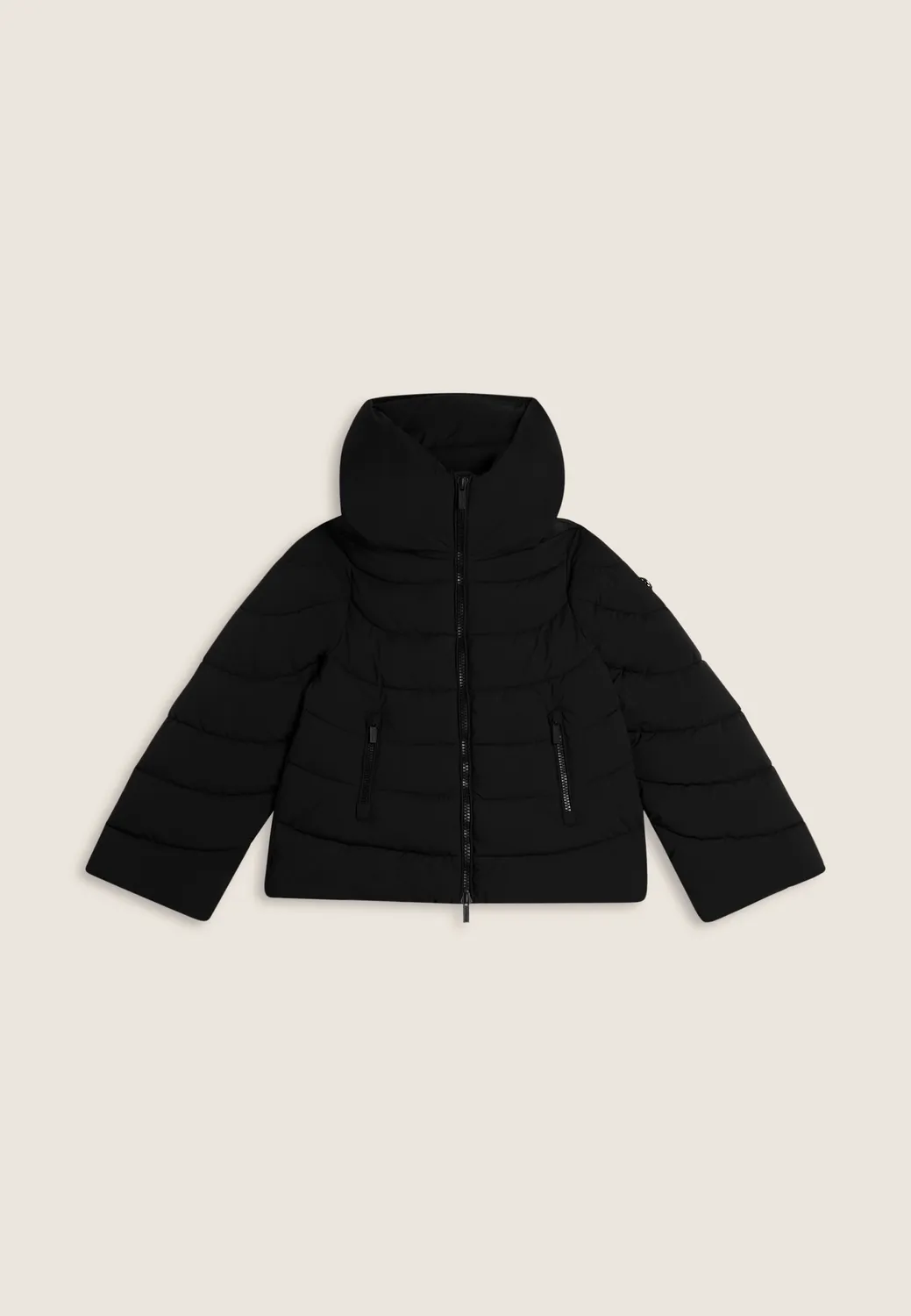 Freddy Cropped Daunenjacke Plum Perfect hoher Bund warm