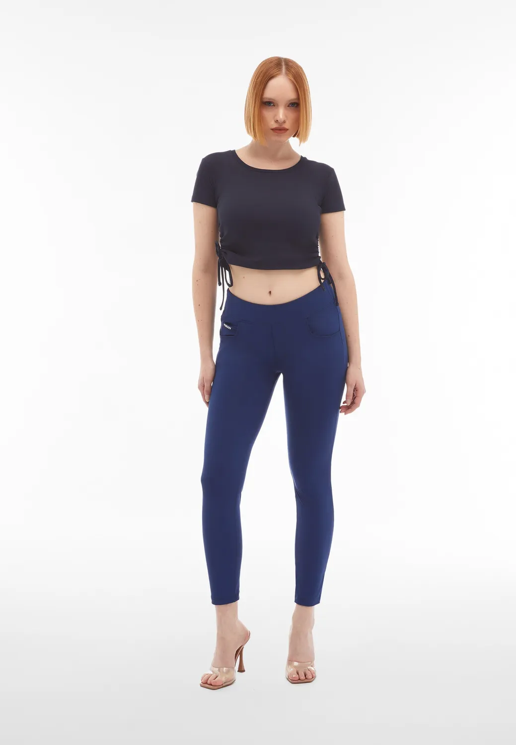 Freddy N.O.W. Leggings Saphirblau Superskinny 7/8