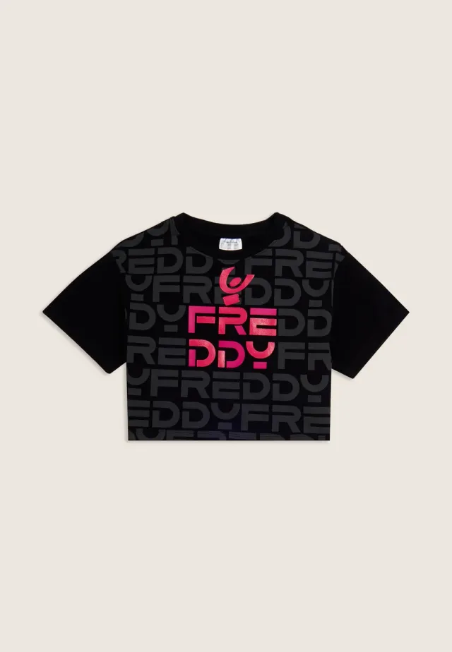 Freddy Junior T-Shirt cropped FREDDY schwarz