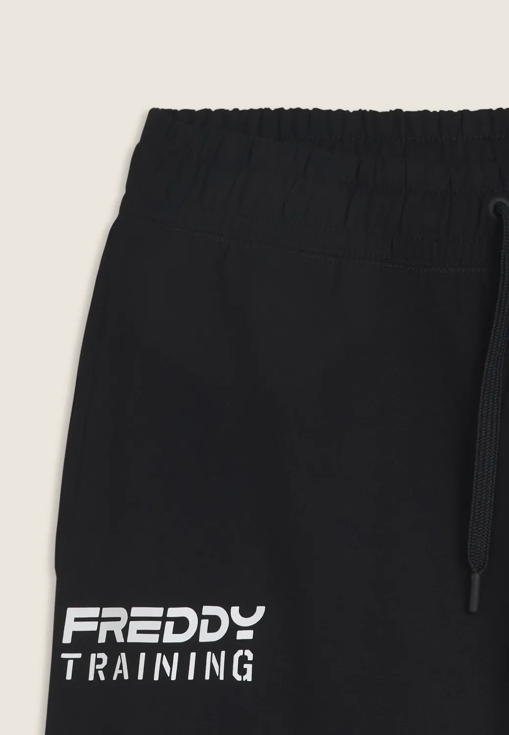 Freddy Herren Sporthose Regular Schwarz Zip-Tasche