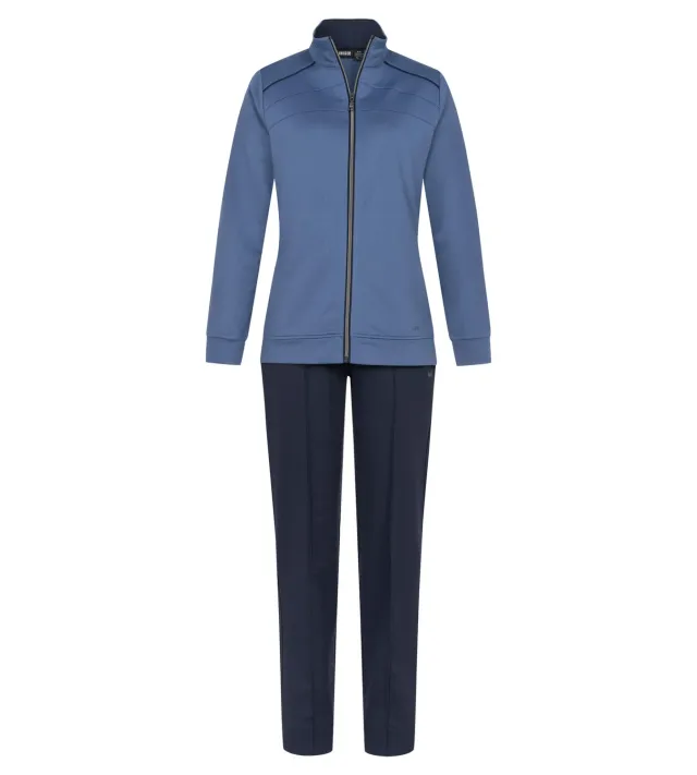 LPO Resi Trainingsanzug Damen blau French Terry