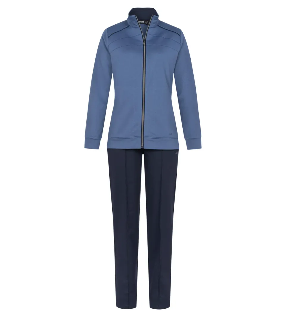 LPO Resi Trainingsanzug Damen blau French Terry