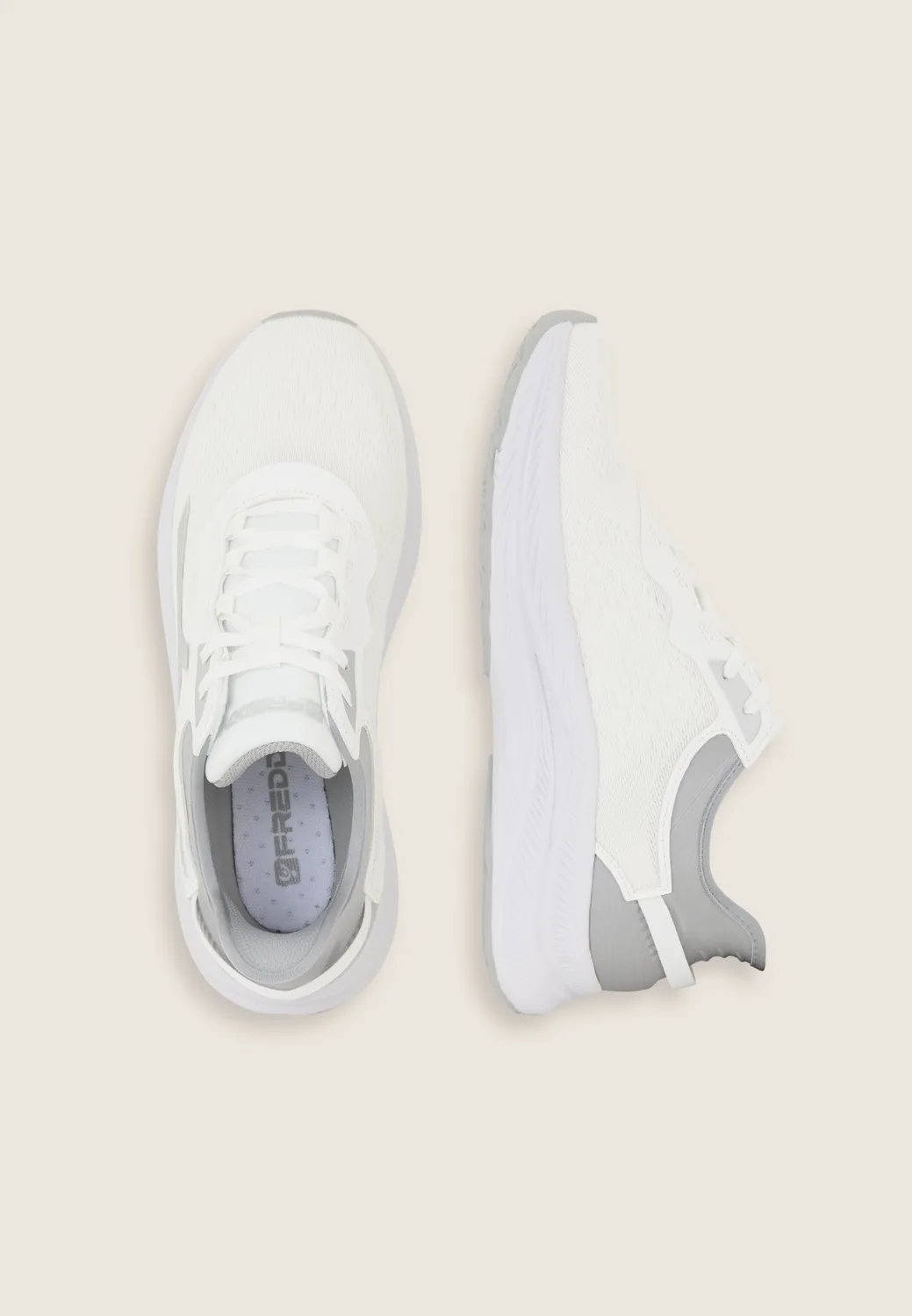 Freddy Sneaker Herren White Mesh leicht atmungsaktiv