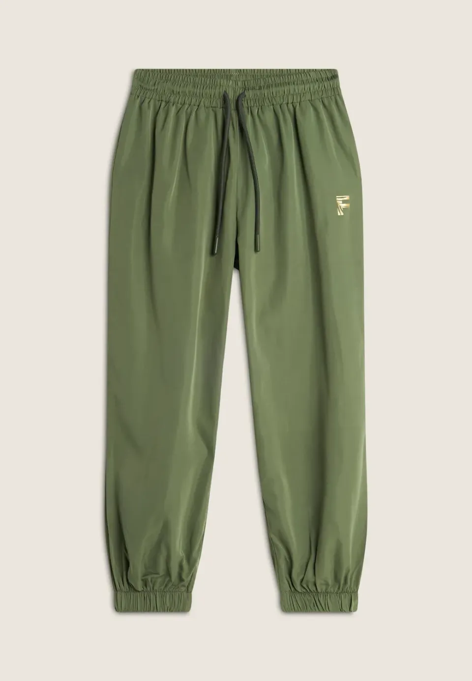 Freddy Sporthose Mädchen Militärgrün glänzend