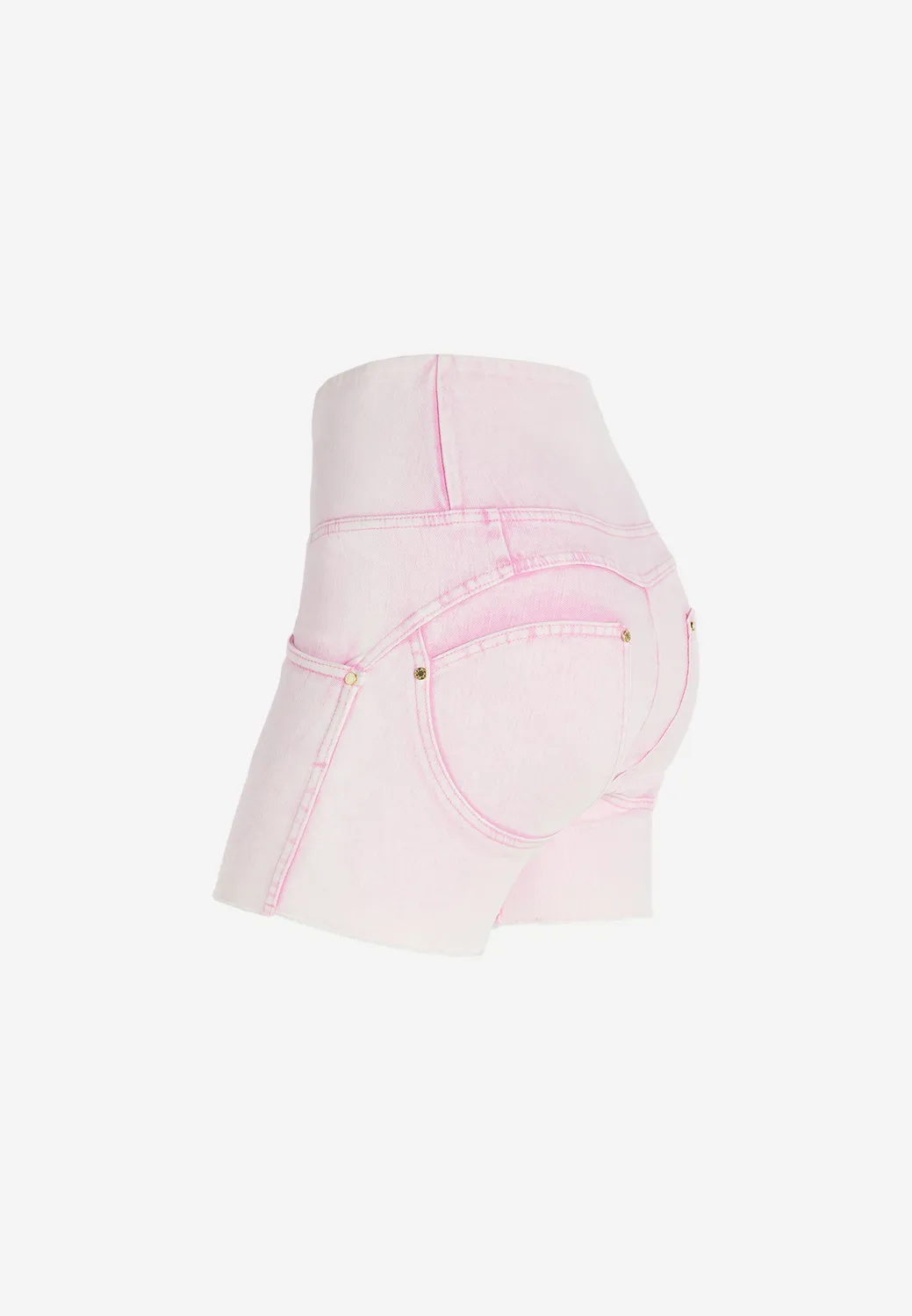 Freddy WR.UP Ice-Wash Shorts pink High-Waist push-up