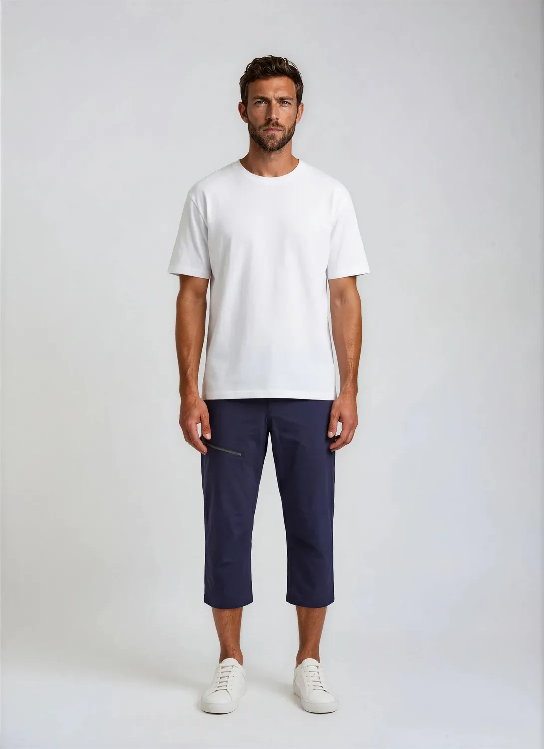 LPO Frido 3/4-Hose Herren dunkelblau elastisch