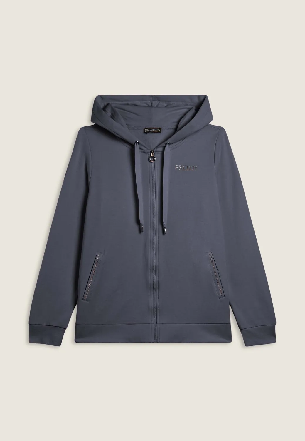 Freddy Strass Sweatjacke Damen Full-Zip Turbulence