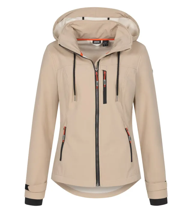 LPO Sila Softshelljacke beige winddicht