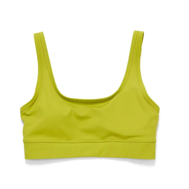 UNNA Good Place Bra Sport-BH Golden Green mittlerer Halt