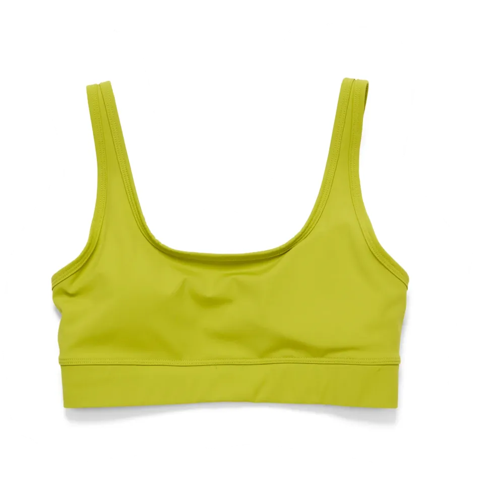 UNNA Good Place Bra Sport-BH Golden Green mittlerer Halt