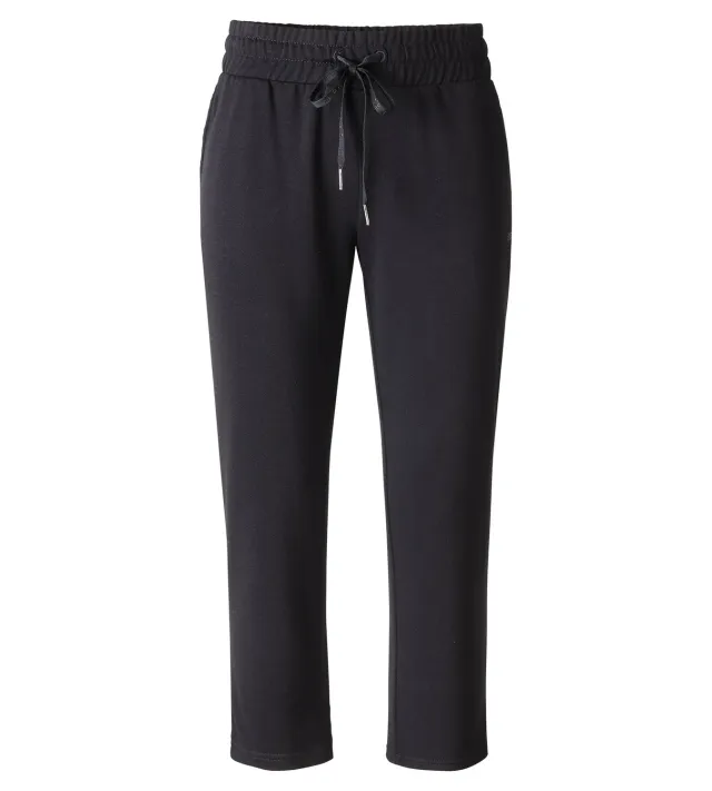 LPO Pietra 2 Damen 7/8 Hose schwarz French Terry