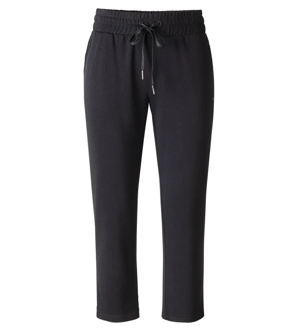 LPO Pietra 2 Damen 7/8 Hose schwarz French Terry