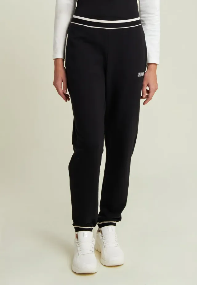 Freddy Sweathose regular Schwarz Kontraststreifen