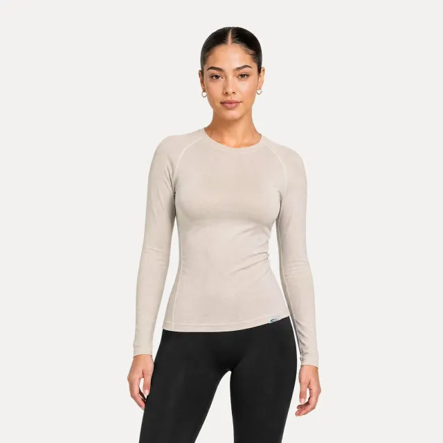 Smilodox Lyana Longsleeve Schwarz Shaped Fit