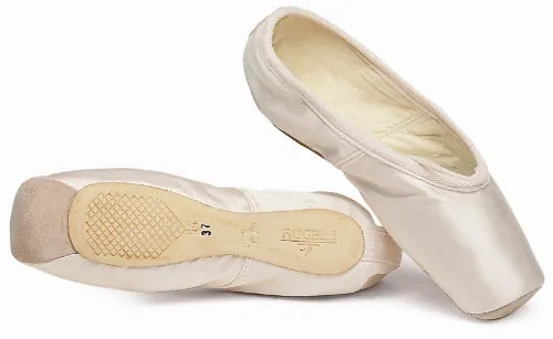 Freddy Ballett Spitzenschuh Rosa mittel – Wildleder