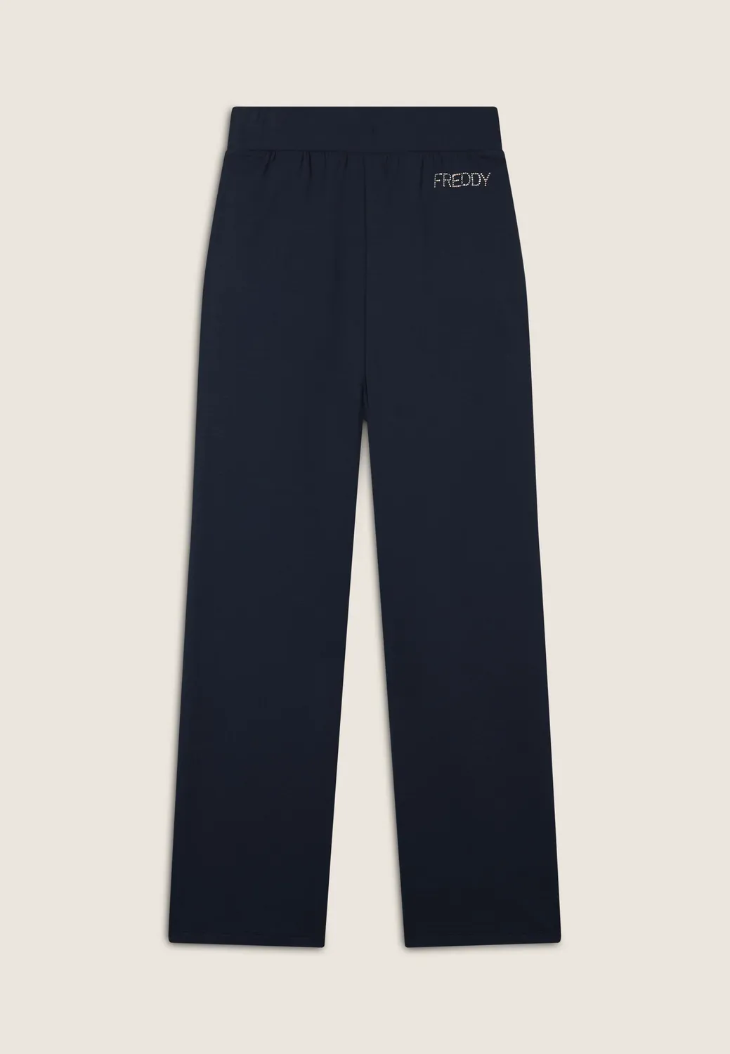 Freddy Comfort Fit Hose gerade schwarz Strass