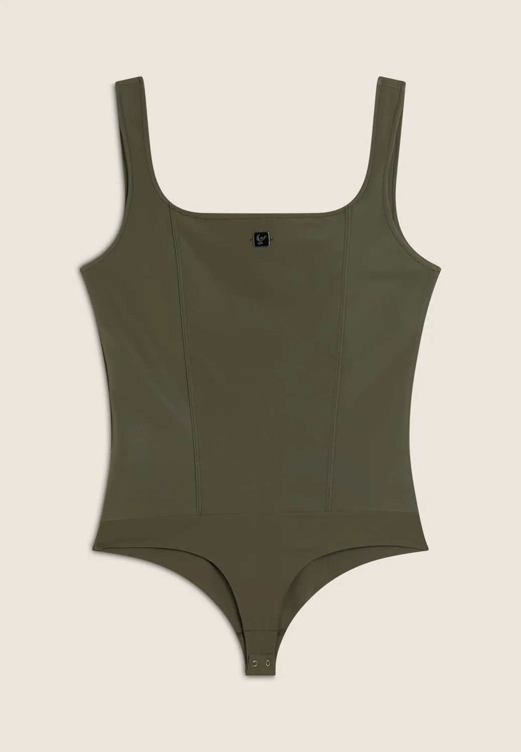 Freddy Body Damen Kunstleder Schwarz Eckig M