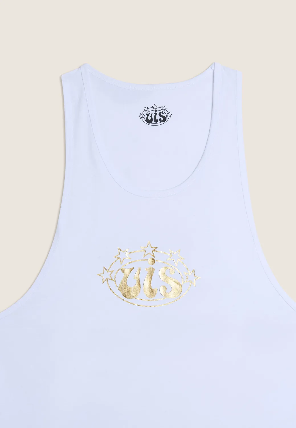 Freddy VIS Tanktop Damen Baumwolle Schwarz-Gold