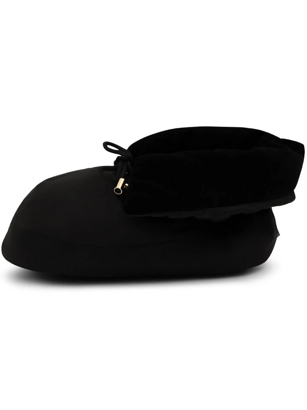 Capezio WB200 Mini Warmup Bootie Aufwärmschuh Schwarz Taffeta