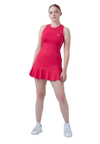 SPORTKIND Performance Tenniskleid 140 pink UV-Schutz