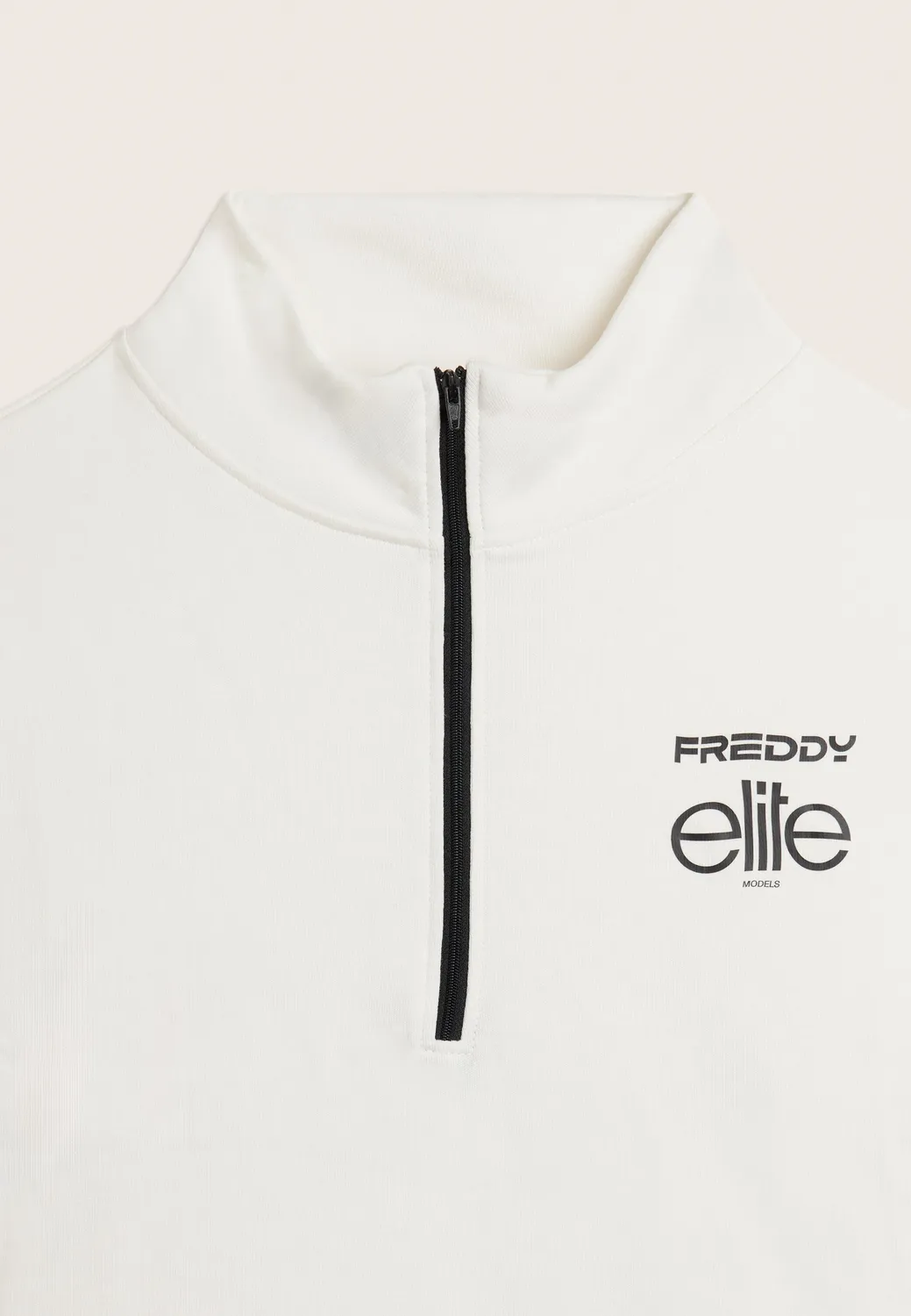 Freddy Elite Comfort Sweatshirt Damen Half-Zip Grau